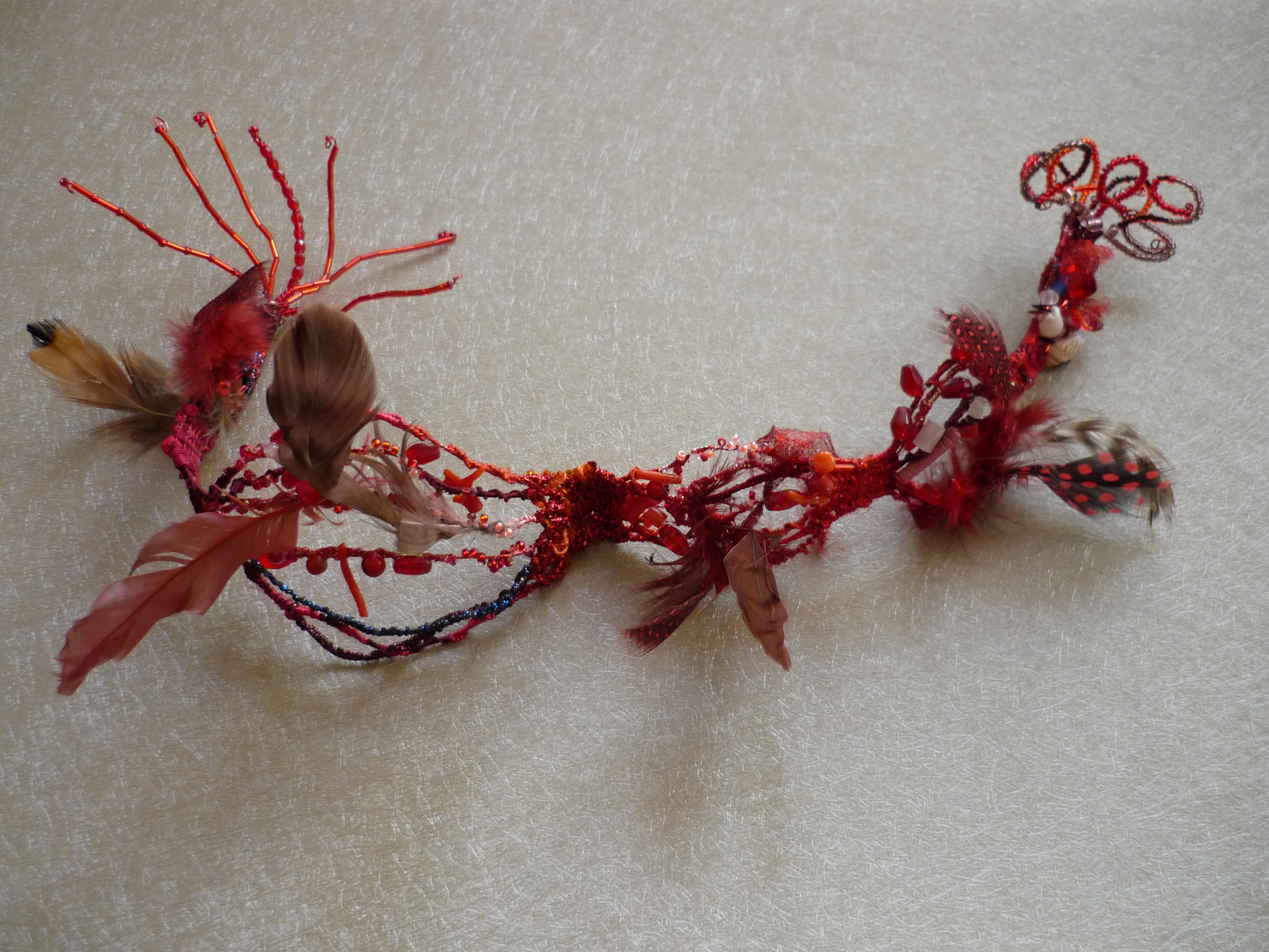 sculpture / bracelet / Collier   : création aux multiples destinations